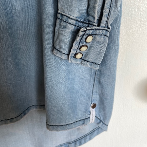 One Teaspoon Lightweight Denim Top Size XS - Picture 3 of 4